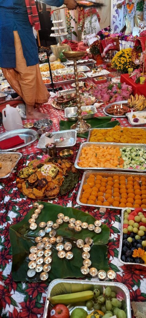নৈবেদ্যর আয়োজন