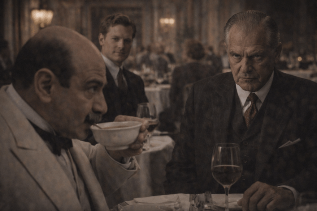 a tense dinner conversation