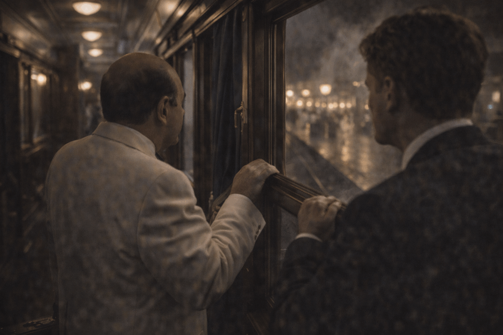 poirot aboard the orient express