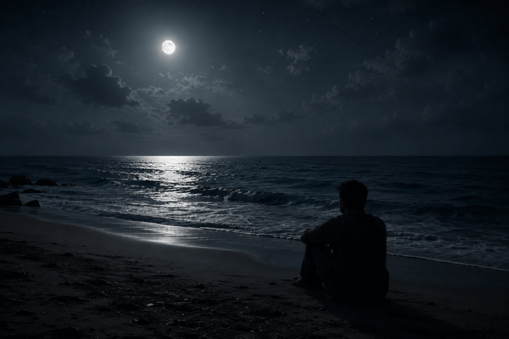 moonlit solitude